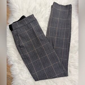 Zara Women’s Gray Plaid Pants